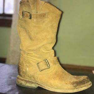 Frye boots mid slouchy